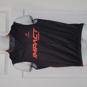 Cuore Black Sleeveless Cycling Jersey Men's Impact Racing.Size Medium